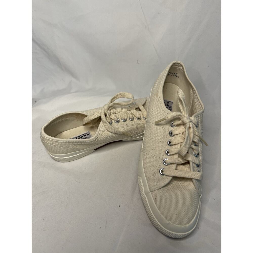 Original Arizona Jean Company Sneakers Women’s Size 8.5 White Canvas Casual NEW